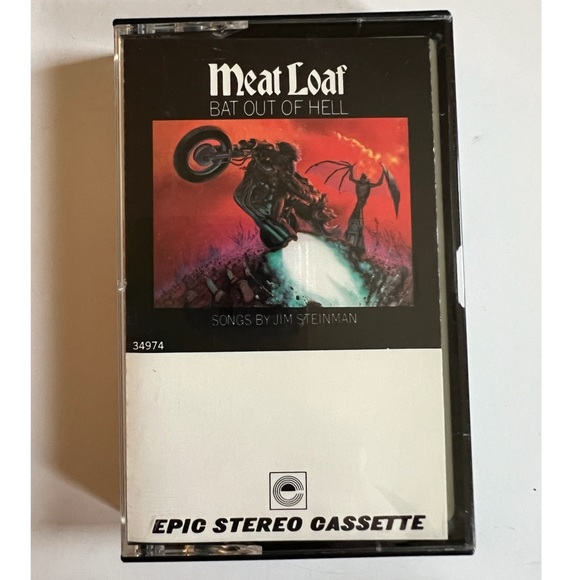 Vintage Lot of 4 Cassette Tapes Pop Classic Rock New Wave The Cars Meatloaf - Picture 7 of 8